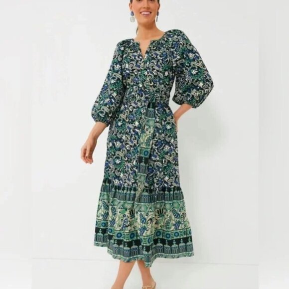Tuckernuck Batik Floral Lyles Dress size XS - Picture 1 of 11